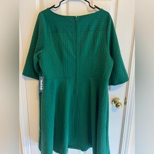 Green Mod cloth sweater dress